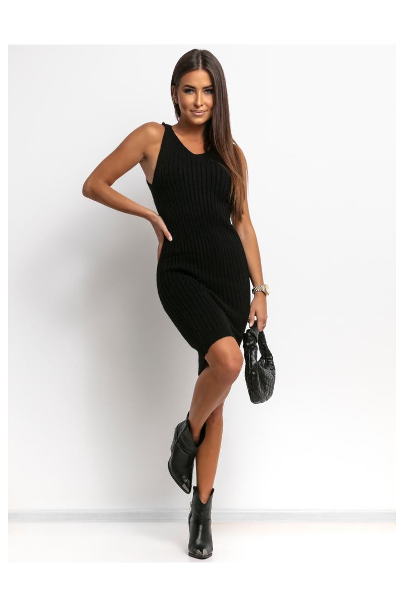 Black Coord Set Dress And Jumper