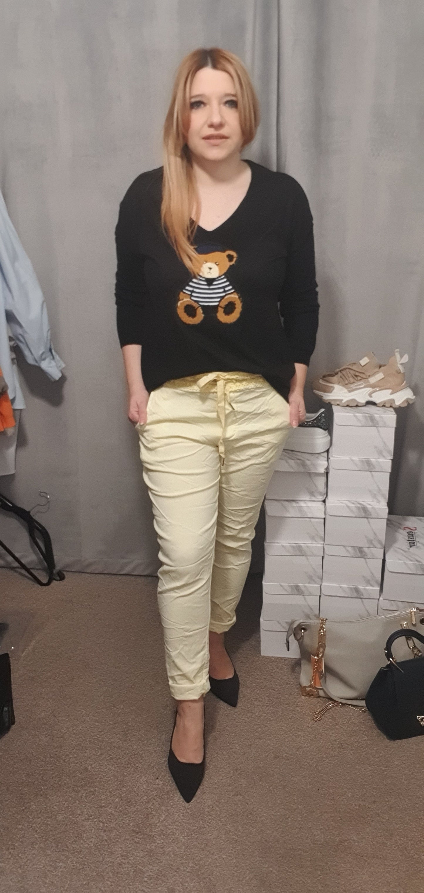 Long Sleeve Teddy Jumper