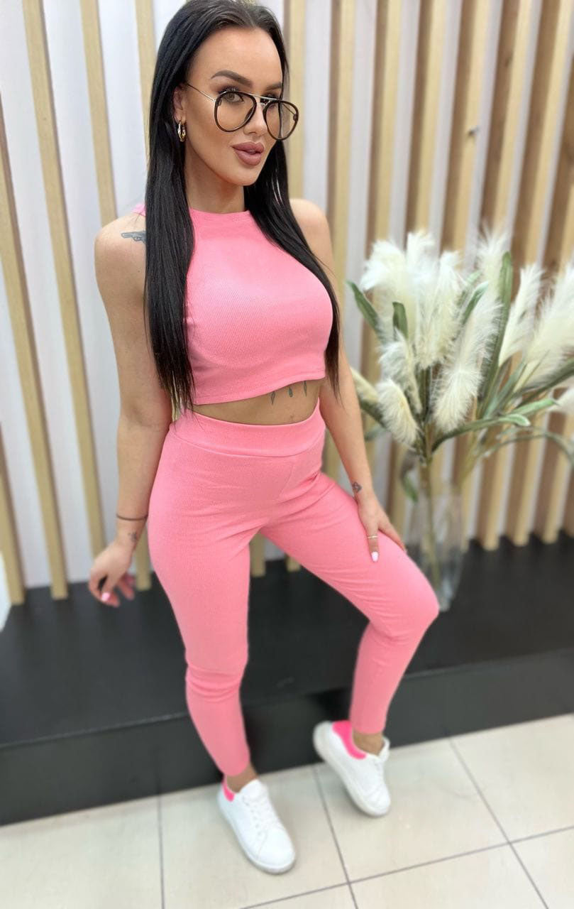 Cotton Everyday Ribbed Leggings One Size
