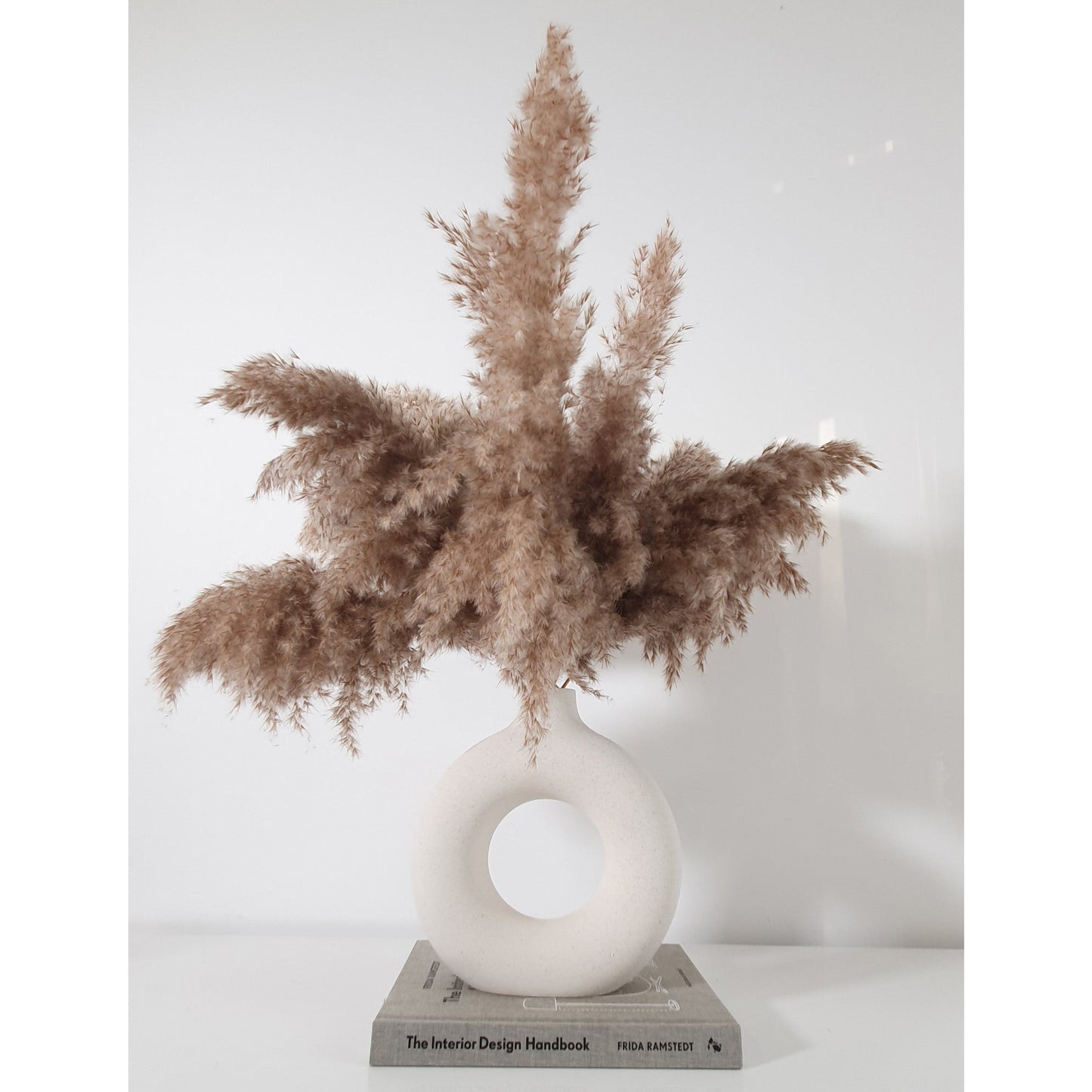 Medium ceramic donut vase
