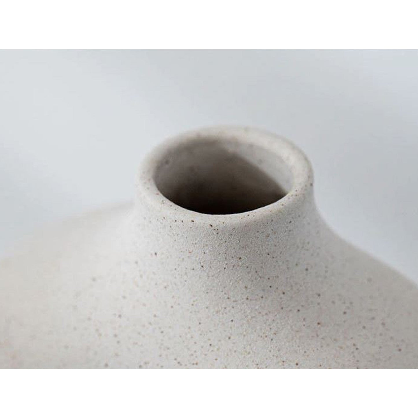 Medium ceramic donut vase
